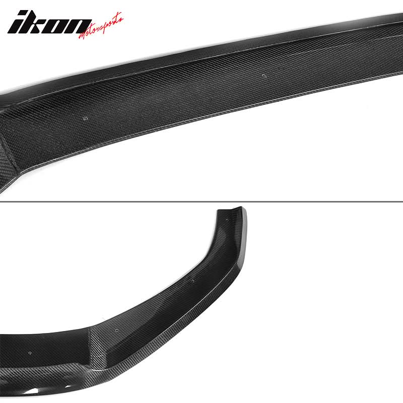 2017-2019 Audi A4 B9 Sedan JC Style Front Bumper Lip Kit Carbon Fiber