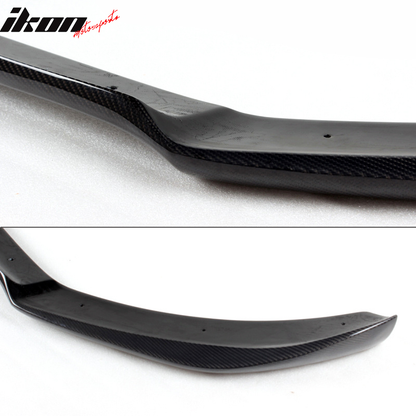 2013-2016 Audi A4 B8.5 Sedan STK Style Front Bumper Lip Carbon Fiber