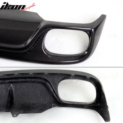 2013-2016 Audi A4 B9 Sedan R Style Rear Bumper Diffuser Carbon Fiber