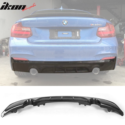 2014-2021 BMW 2 Series F22 MP Style Rear Bumper Diffuser Carbon Fiber