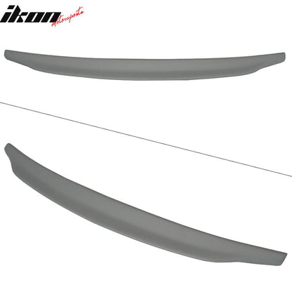 2009-2016 Audi A4 B8 C Style Unpainted Trunk Spoiler Wing PU