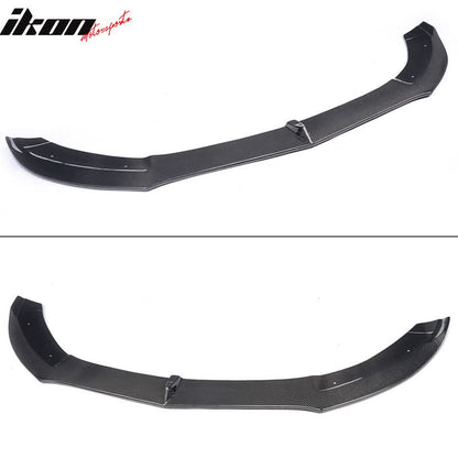 2015-2018 Benz W205 C Class PSM Style Front Bumper Lip Carbon Fiber