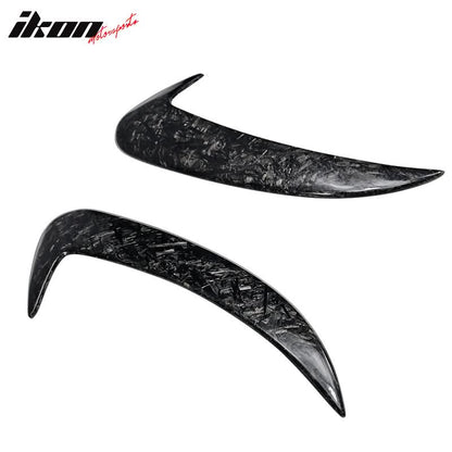 2015-2018 Benz W205 C Class JC Rear Bumper Vents Forged Carbon Fiber