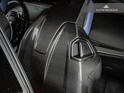 AutoTecknic Dry Carbon Full Seat Back Cover Set - G87 M2