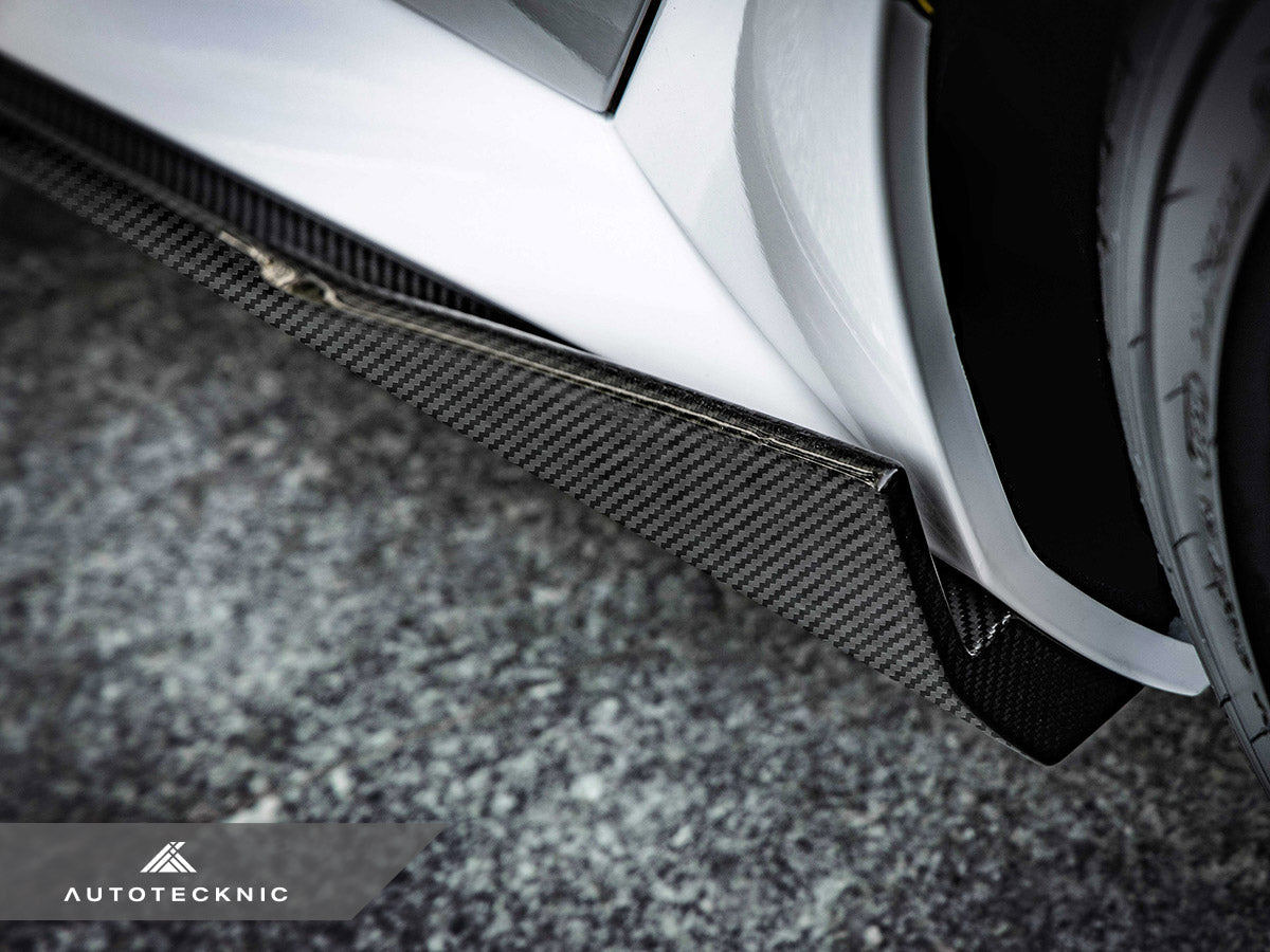 AutoTecknic Dry Carbon Fiber Side Skirt Extension Set - G90/ G99 M5