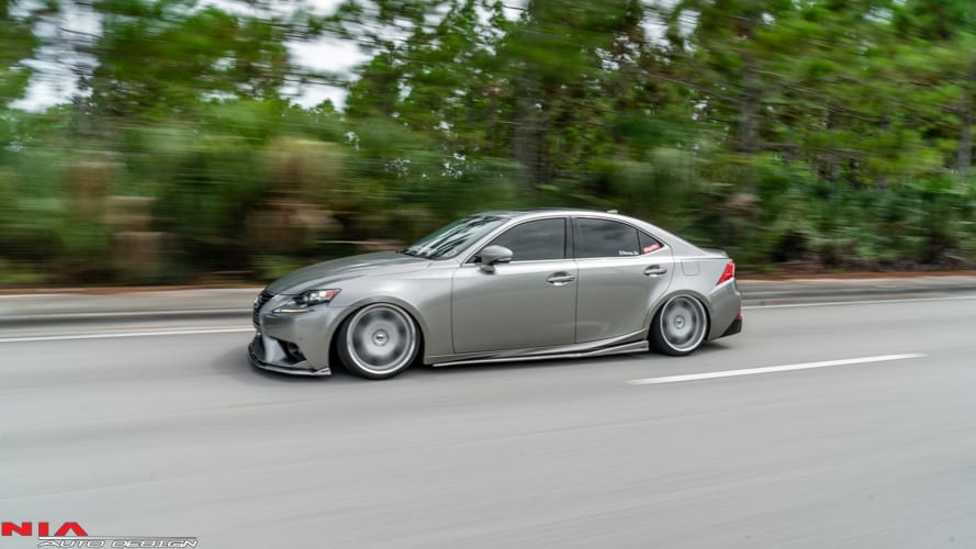 Lexus IS Base Model Front Splitter 2014-2016 in ABS