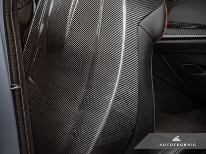 AutoTecknic Dry Carbon Full Seat Back Cover Set - G87 M2