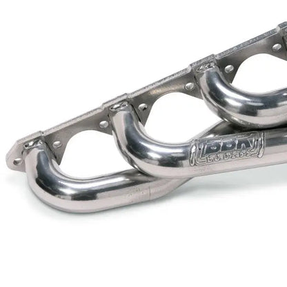 Ford Mustang 5.0L 1-5/8 Shorty Exhaust Headers Polished Silver Ceramic 86-93