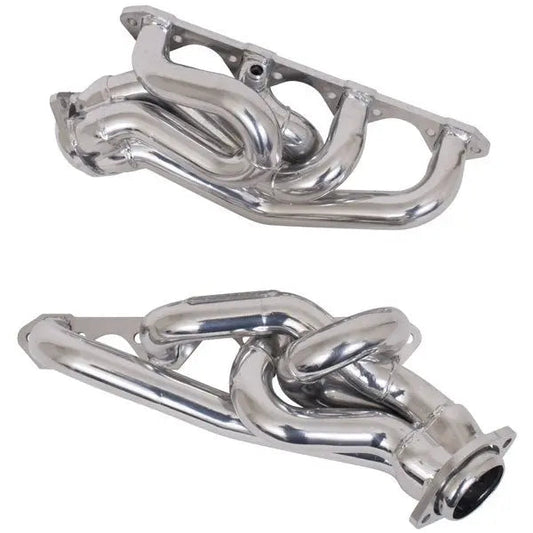 Ford Mustang GT 5.0 1-5/8 Shorty Equal Length Exhaust Headers Polished Silver Ceramic 94-95