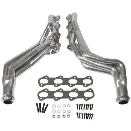 Ford Mustang Cobra Mach 1 1-5/8 Long Tube Exhaust Headers Polished Silver Ceramic 99-04