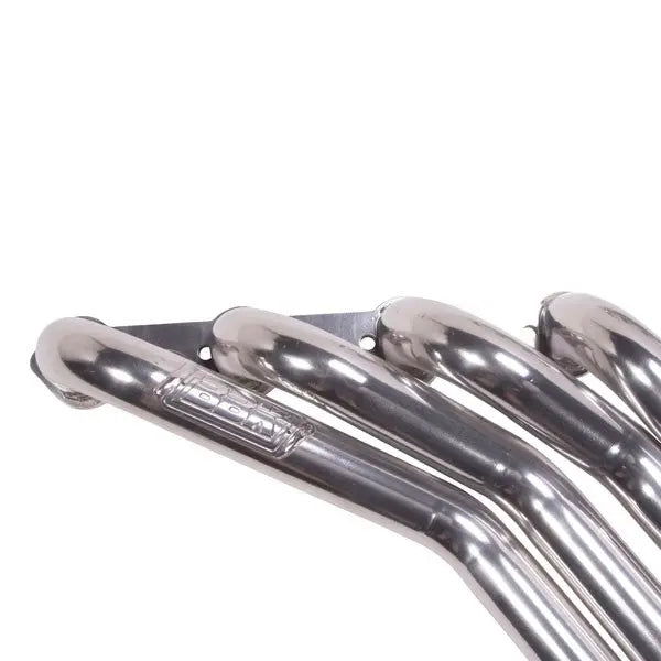 Ford Mustang 351 Swap 1-3/4 Long Tube Exhaust Headers Polished Silver Ceramic 86-93