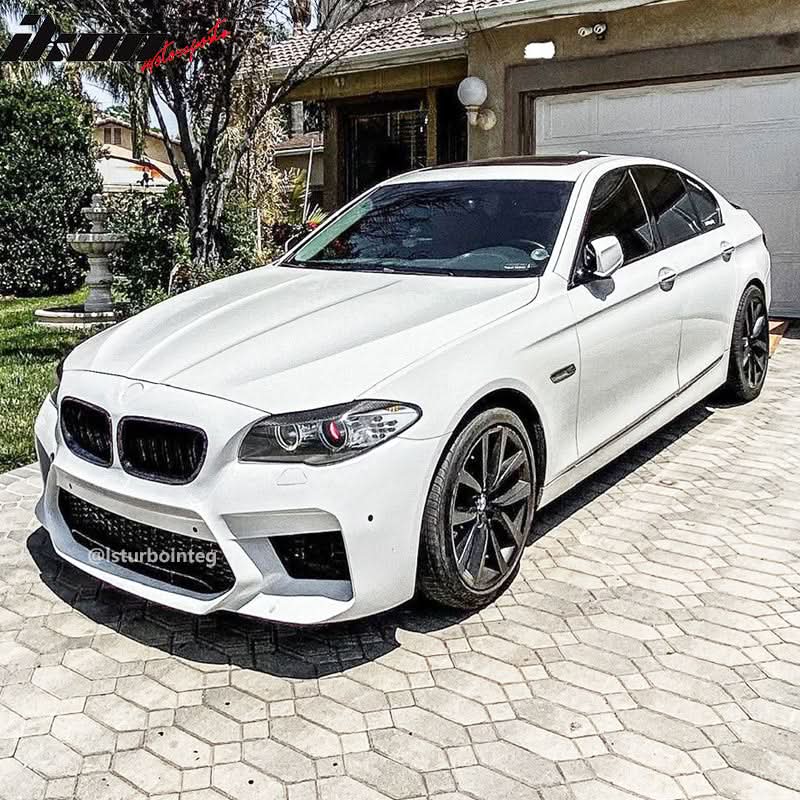 2011-2016 BMW 5 Series F10 Sedan M5 Style Unpainted Front Bumper PP