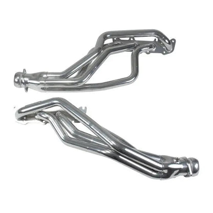 Ford Mustang Coyote Swap 1-3/4 Long Tube Exhaust Headers Polished Silver Ceramic 86-04