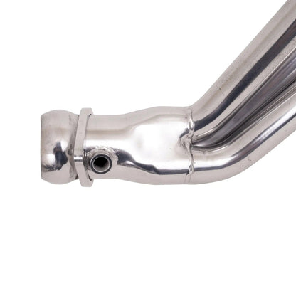 Ford Mustang V6 3.7 1-3/4 Long Tube Exhaust Headers Polished Silver Ceramic 11-17