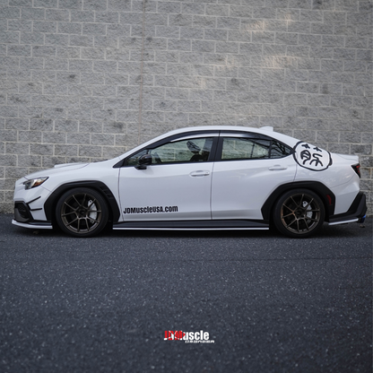 JDMuscle [22-25 WRX] Canards V1 - ABS / Paint Matched / Gloss Black