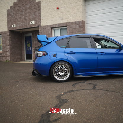 JDMuscle 08-14 WRX/STI VS Style Spoiler ABS / Paint Matched / Partial Carbon Fiber w/ Brake Lights - Return