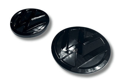 VW Golf 7.5 Black Aftermarket Emblem Set (2018-2019)