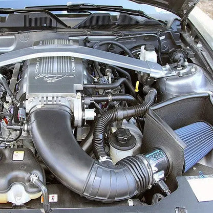 Ford Mustang GT Cold Air Intake Kit Powder Coated Chrome 2010