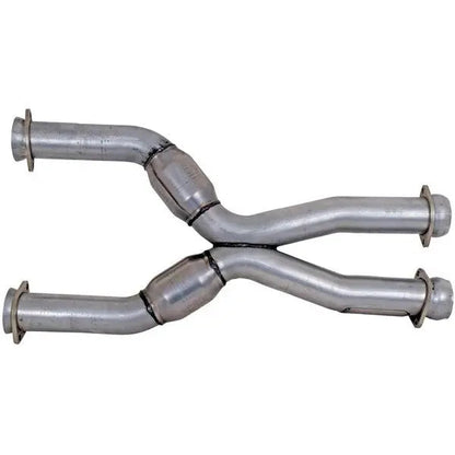 Ford Mustang Coyote 5.0 Swap High Flow Catted X-Pipe 87-04