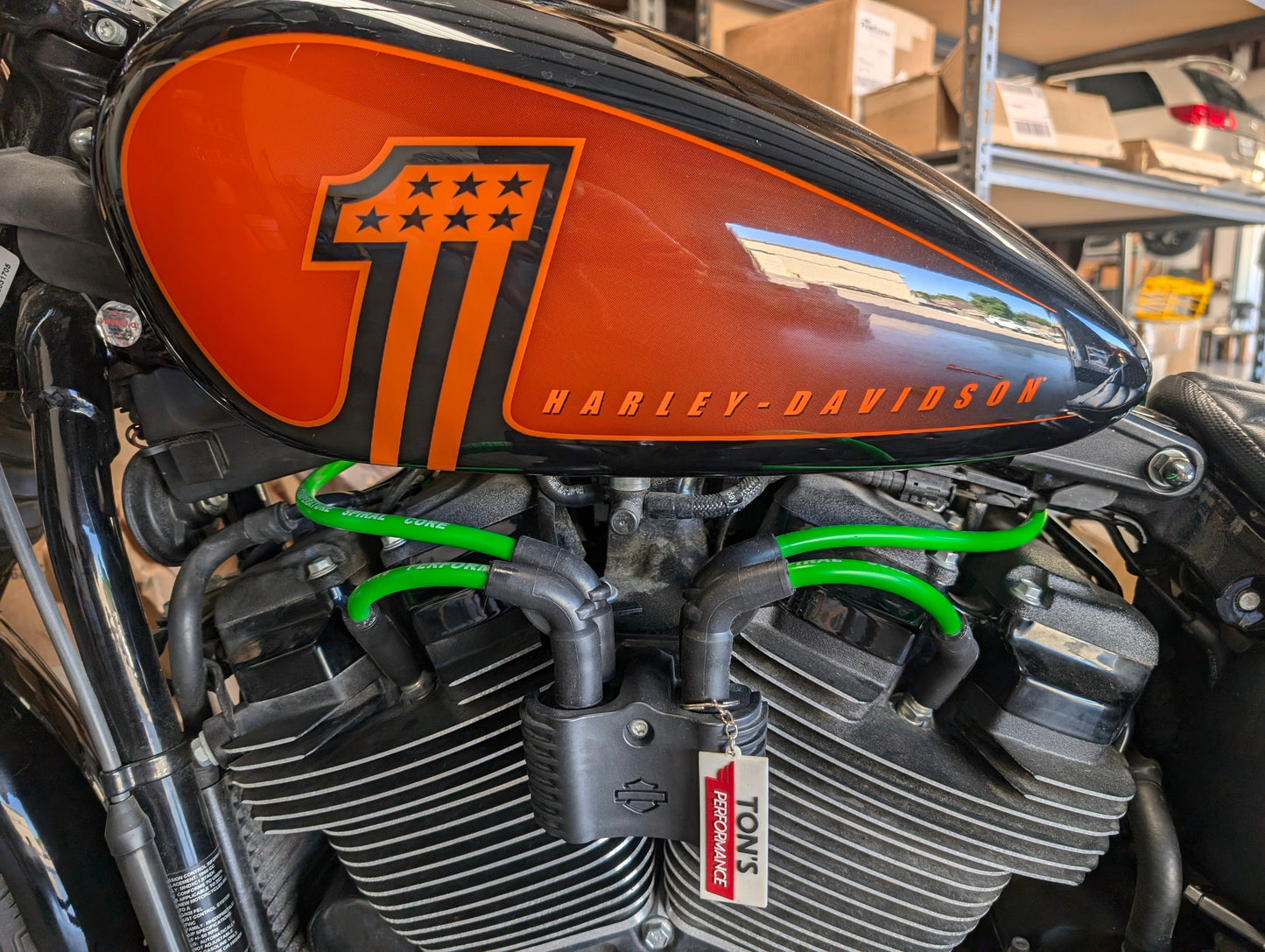 10mm Ton's Silicone Spark plug wires for M8 2018+ Harley Davidson Softail or 2024+ Road King ST / CVO Street Glide