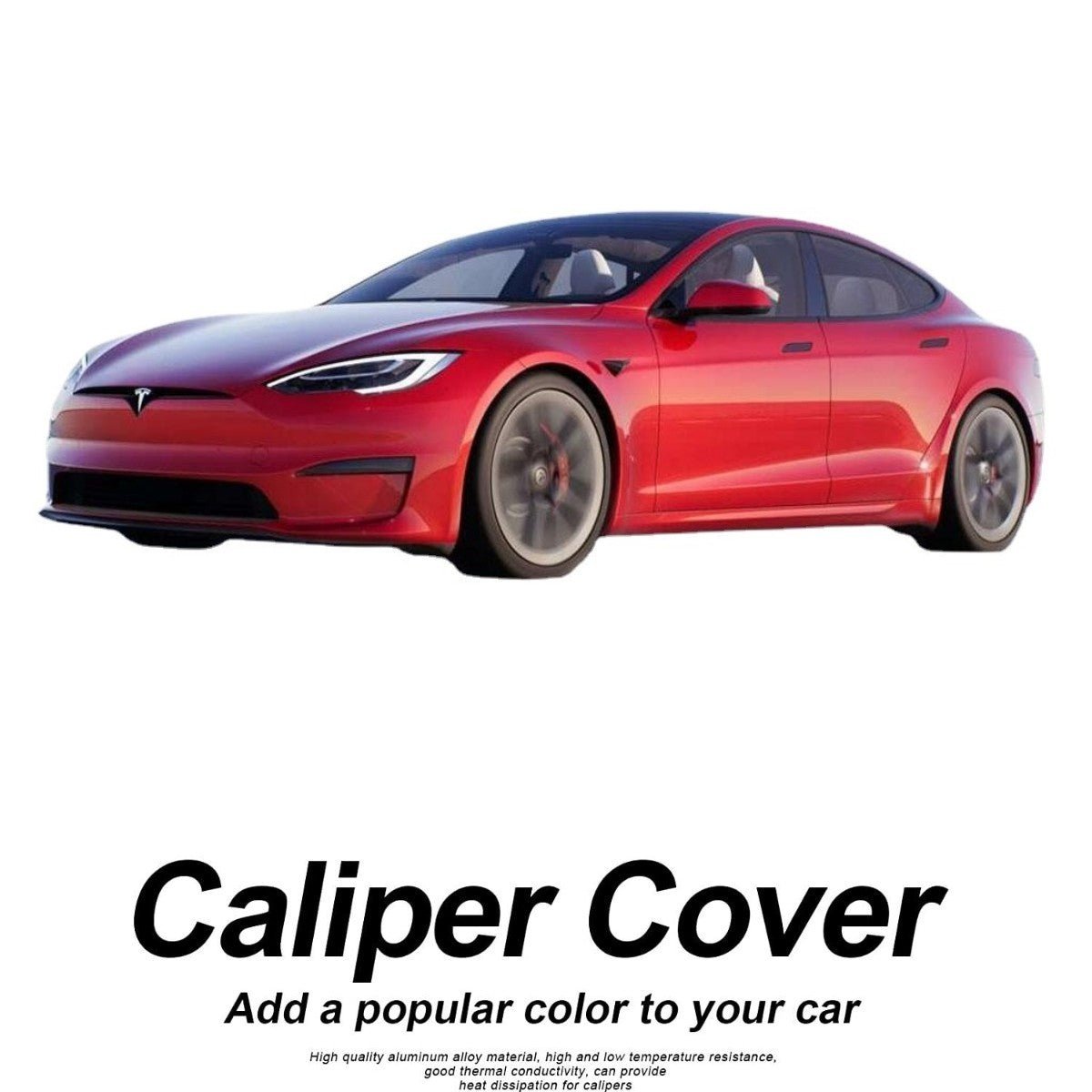 Aluminum Brake Caliper Covers for Model S/X | 4 Colors | Stainless Steel Hardware | Performance Look