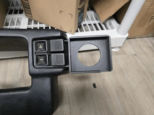 3D Printed Holley EFI 3.5 Inch Terminator X / Sniper Screen Hazard Switch for 1987-1993 Ford Mustang - CarChains3d