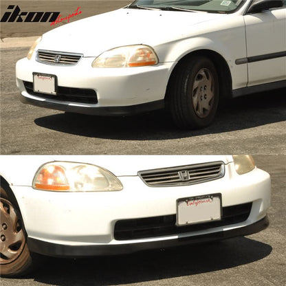 1996-1998 Honda Civic EK OEM Si Style Front Lip Splitter Spoiler PU
