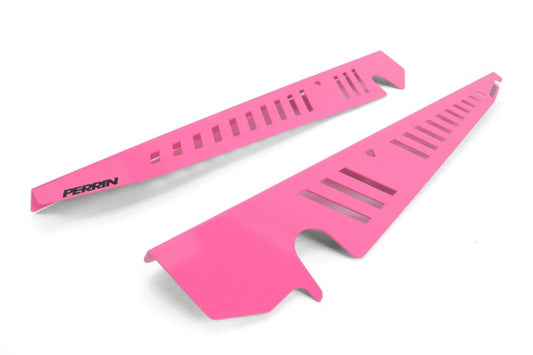 Perrin [15-21 WRX/STI] Fender Shroud Set - Hyper Pink | PSP-ENG-550HP