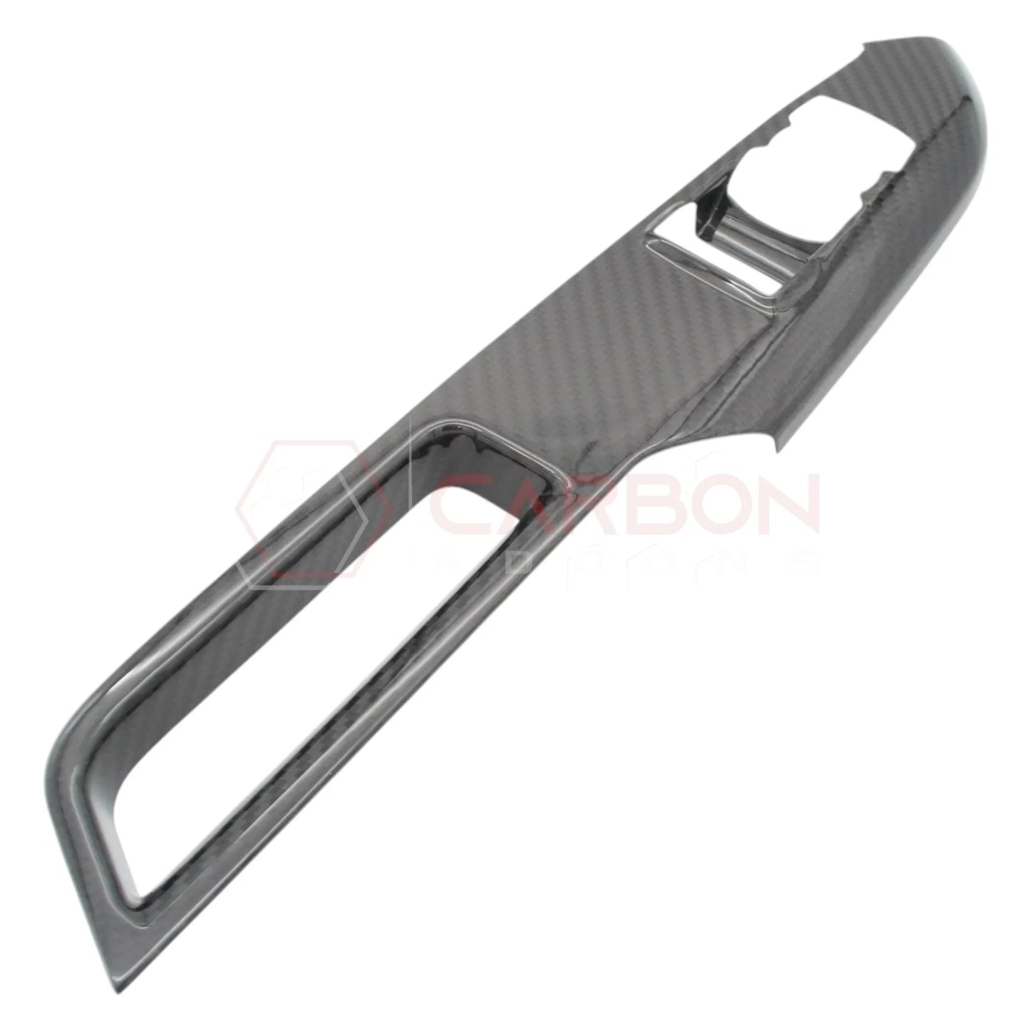 Real Carbon Fiber Window Switch Control Trim Covers V2 for 2024+ Ford Mustang