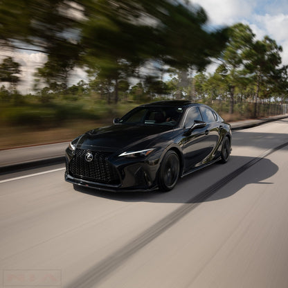 Lexus IS F-Sport NIA front splitter lip bodykit 2021-2025 in ABS or Carbon Fiber