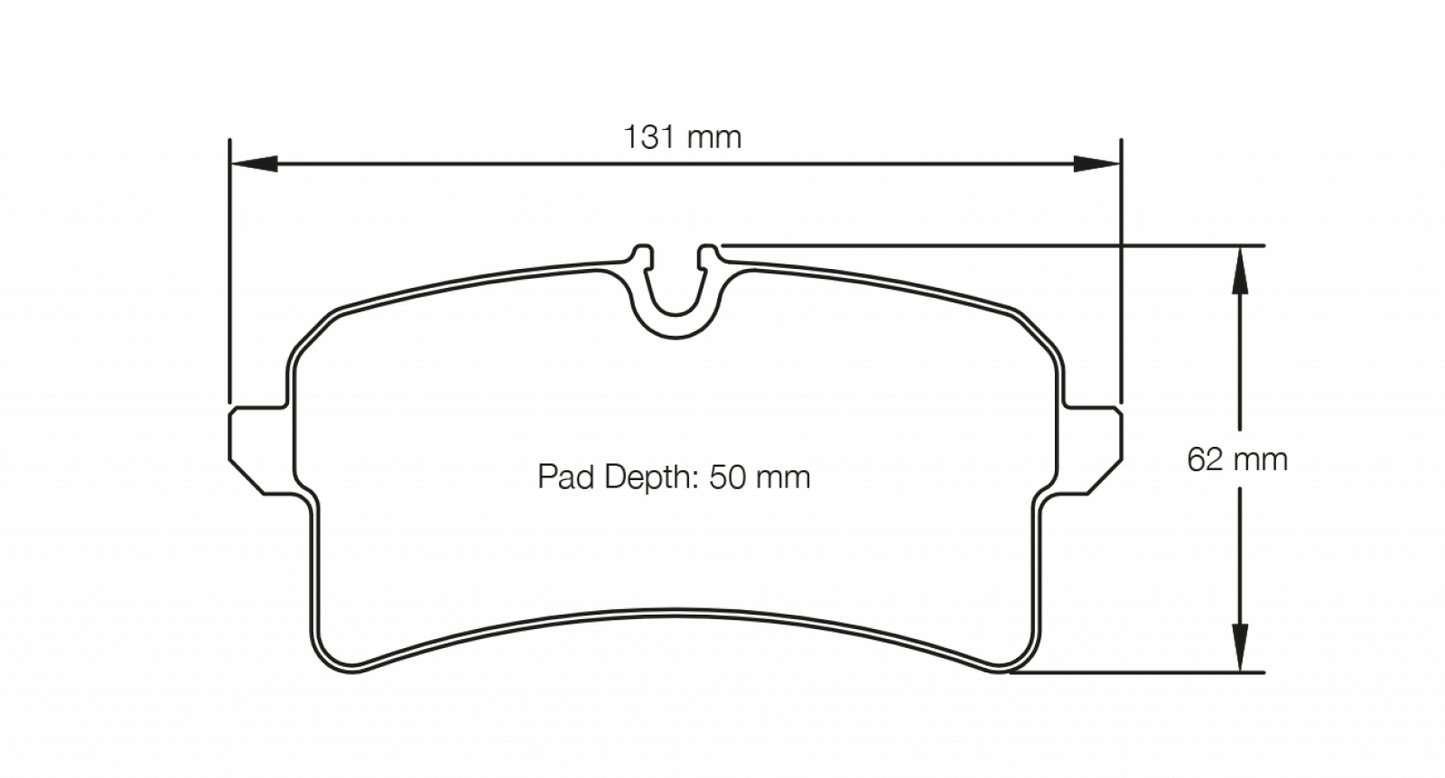 PAGID Racing Pagid Racing 4938 RSC1 Compound Brake Pads 4938-RSC1