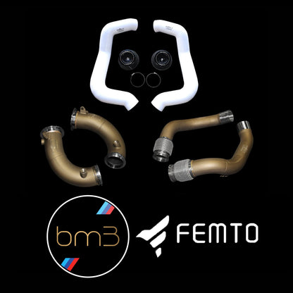 Project Gamma BMW M5 | M8 (F90/F91/F92/F93) Primary and Secondary Downpipes, Intakes, Filters, and Bootmod 3 | FEMTO Package WTF90INT1