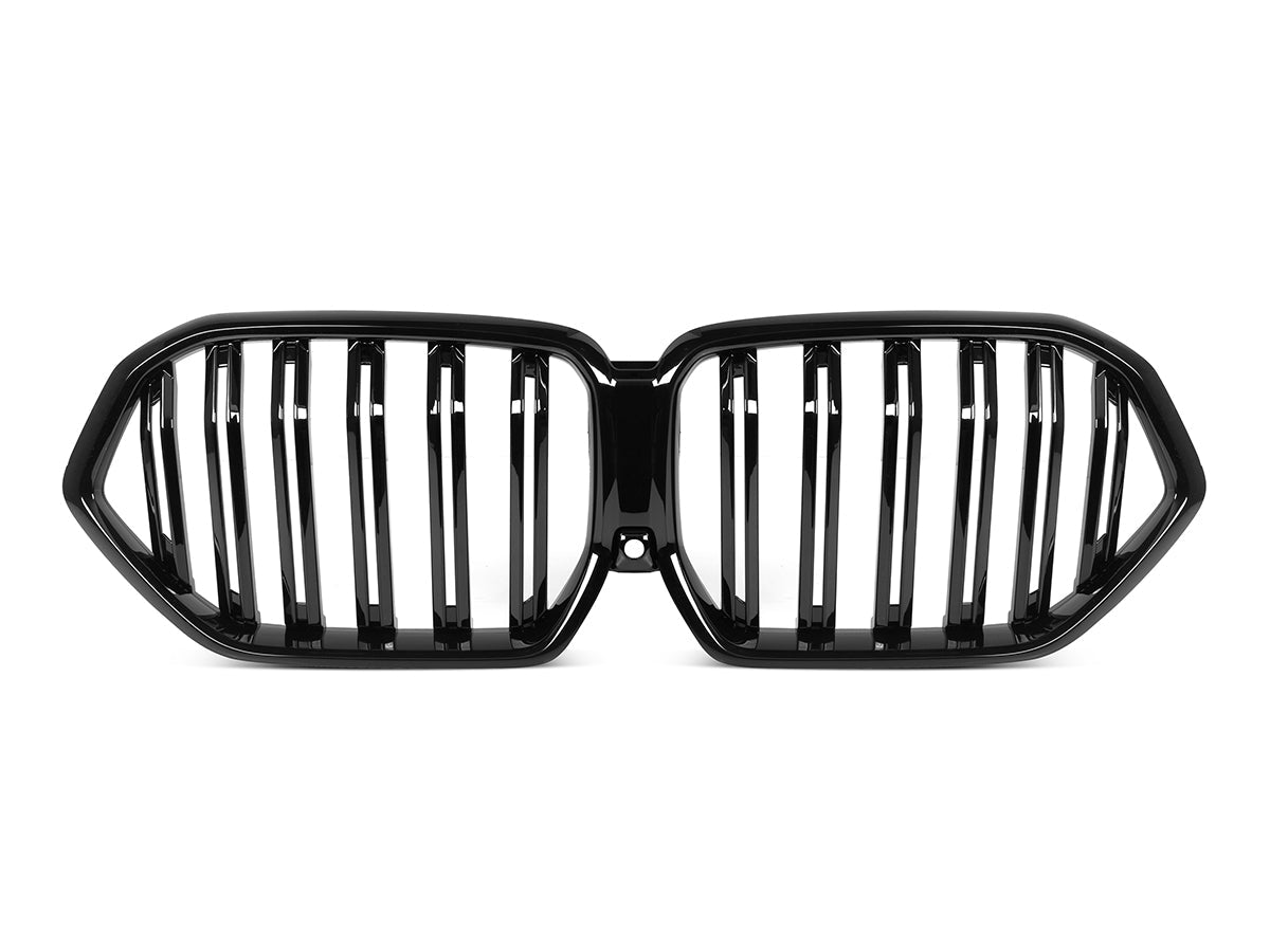 AutoTecknic Dual-Slats Gloss Black Front Grille - BMW G06 X6 LCI
