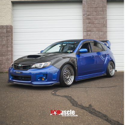 JDMuscle 08-14 WRX/STI VS Style Spoiler ABS / Paint Matched / Partial Carbon Fiber w/ Brake Lights - Return