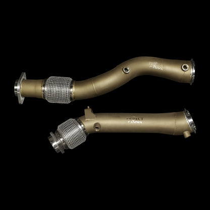Project Gamma BMW X3M | X4M (F97, F89) Stainless Steel Downpipes DP3073