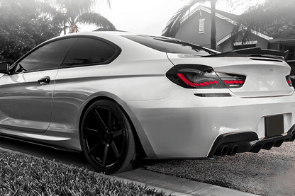 BMW 6 Series F12 F13 F06 Smoke and Red GTS OLED Style Taillights (2011-2018)