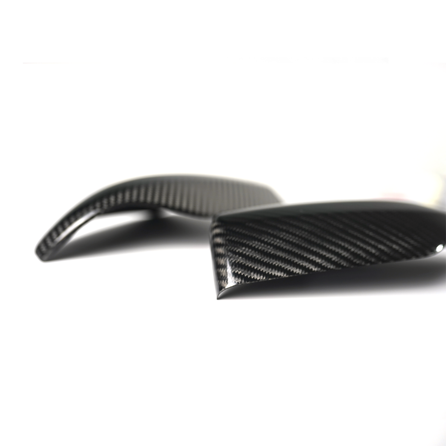 JDMuscle 22-24 Subaru WRX Tanso Dry Carbon Fiber Side Mirror Replacements w/ Gloss Finish