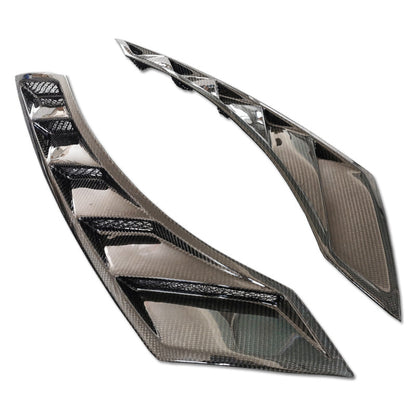 JDMuscle [09-24 GT-R] Carbon Fiber Fender Ducts - NSM Style