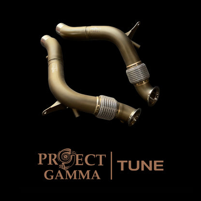 Project Gamma Ferrari 488 Downpipes and Project Gamma Tune Package WT488C