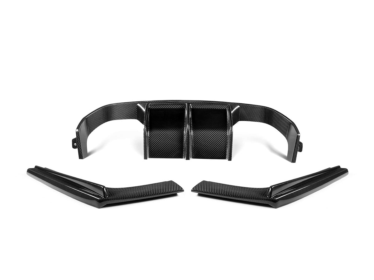 AutoTecknic Dry Carbon Versus Rear Diffuser Set - BMW F80 M3 | F82/ F83 M4