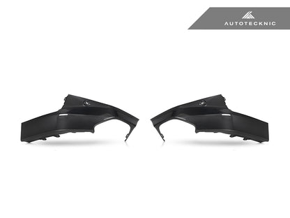 AutoTecknic Dry Carbon Rear Side Diffuser Set - BMW G42 2-Series