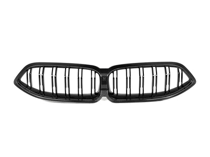 AutoTecknic Dry Carbon Dual-Slats Front Grille - BMW G14/ G15/ G16 8-Series