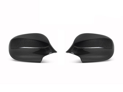 AutoTecknic Dry Carbon Fiber Mirror Cap Set - E90 3-Series Sedan LCI
