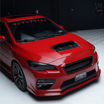 JDMuscle [15-17 WRX/STI] CS Style Front Bumper Grille-Paint Matched/Gloss Black