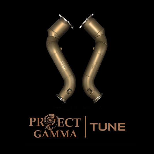 Project Gamma McLaren 720S Downpipes and Project Gamma Tune Package WT720C