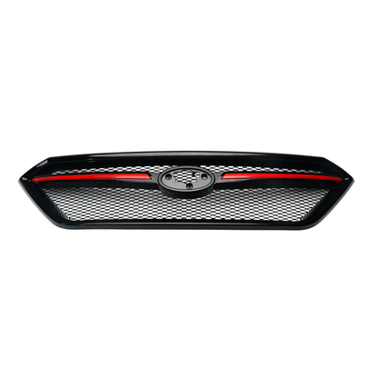 JDMuscle [22-26 WRX] V2 Front Bumper Grille-Paint Matched/Gloss Black