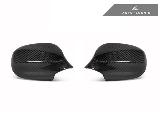 AutoTecknic Dry Carbon Fiber Mirror Cap Set - E90 3-Series Sedan LCI