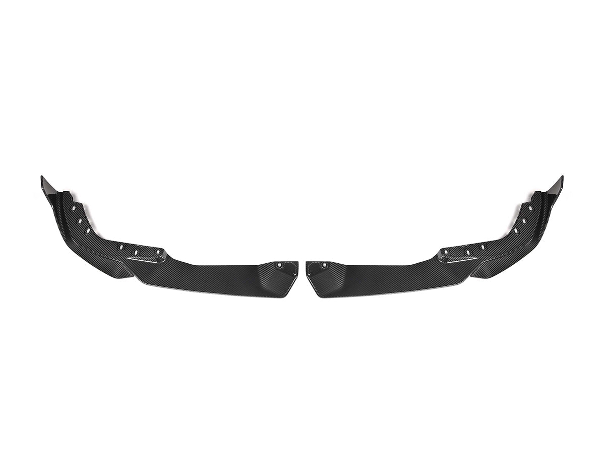 AutoTecknic Dry Carbon Performante Front Splitter Set - BMW G20 3-Series M-Sport LCI
