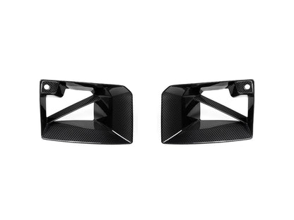 AutoTecknic Dry Carbon Front Bumper Lower Vent Set - BMW G87 M2