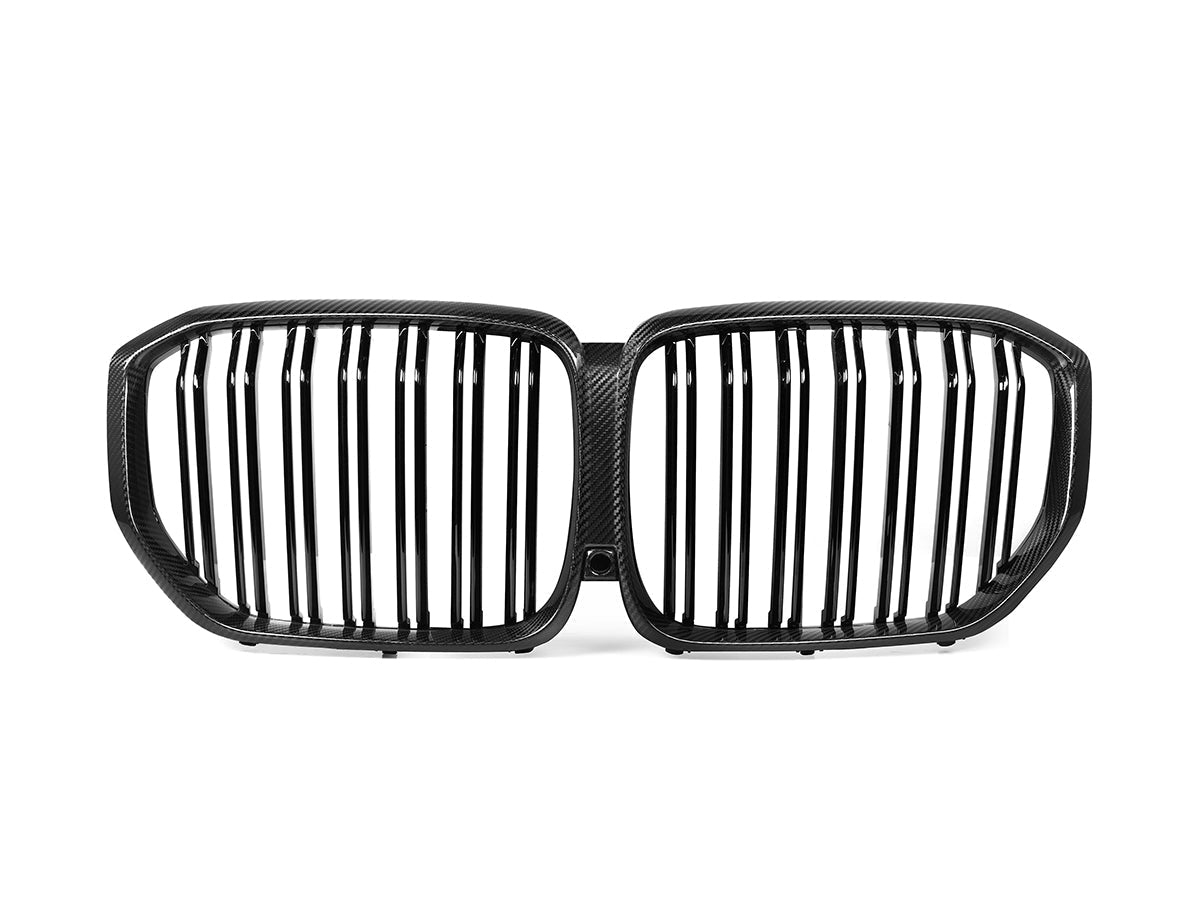 AutoTecknic Dual-Slat Dry Carbon Front Grille - BMW G05 X5 Pre-LCI